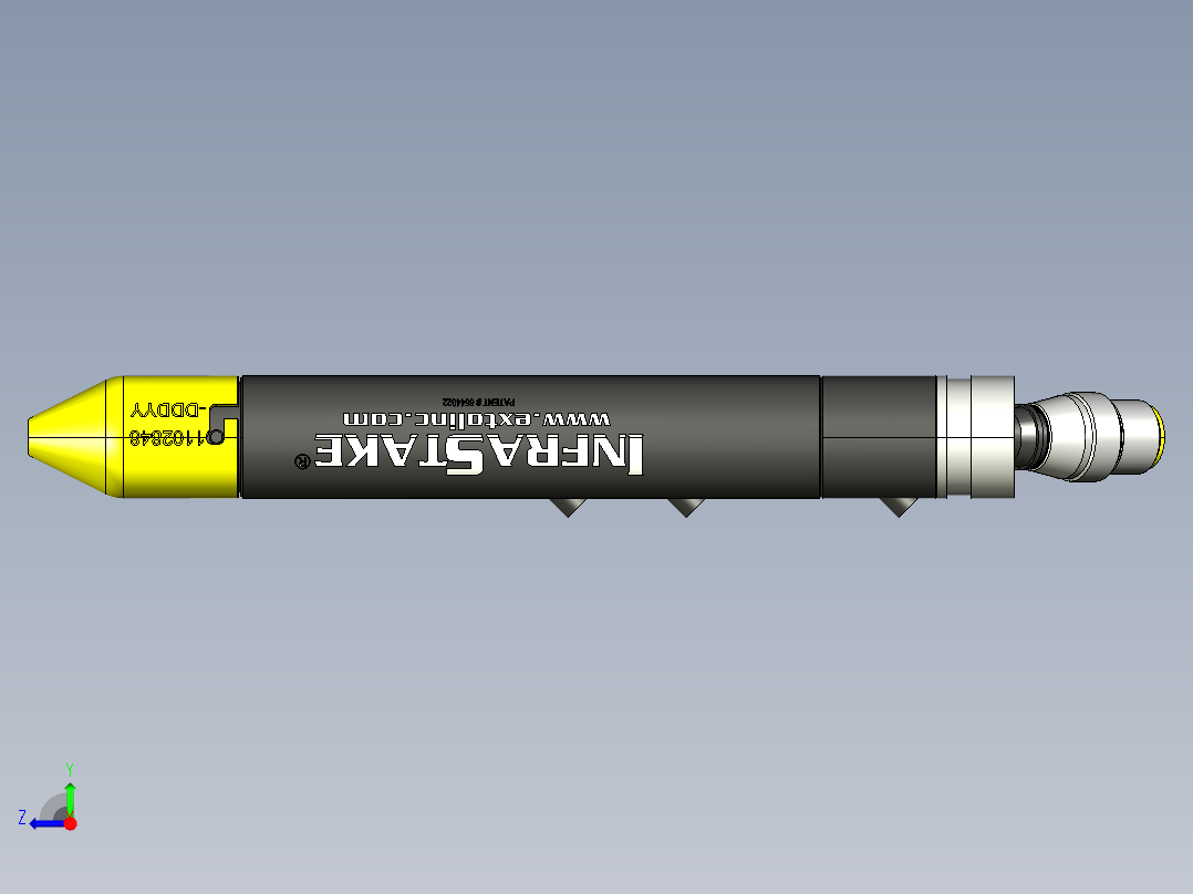 红外热铆头1550190==100右视图