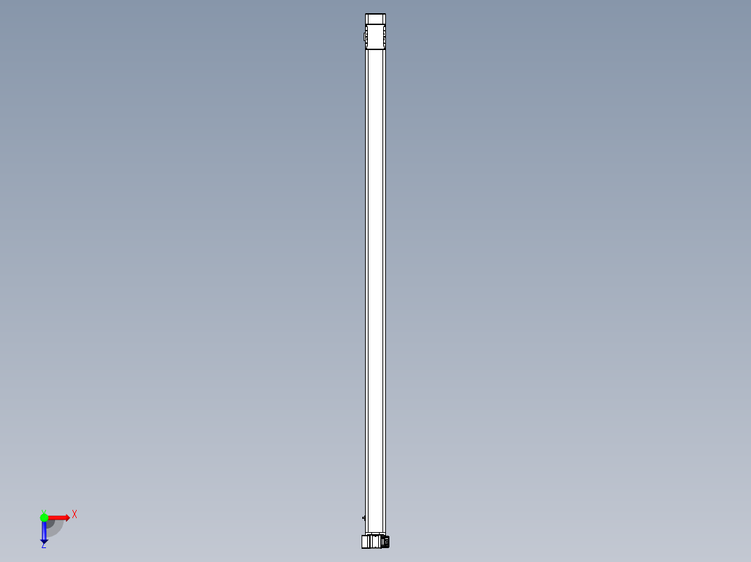 同步带全封闭直线模组TPA-HCB-105D-90-L2450-LP-Y-P20-N3俯视图