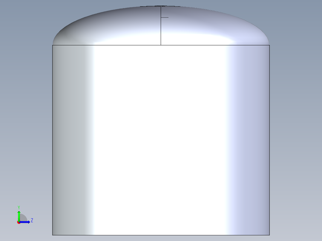 聚氯乙烯配件19-Sch80_Cap_SOC_847-002_0.25in左视图
