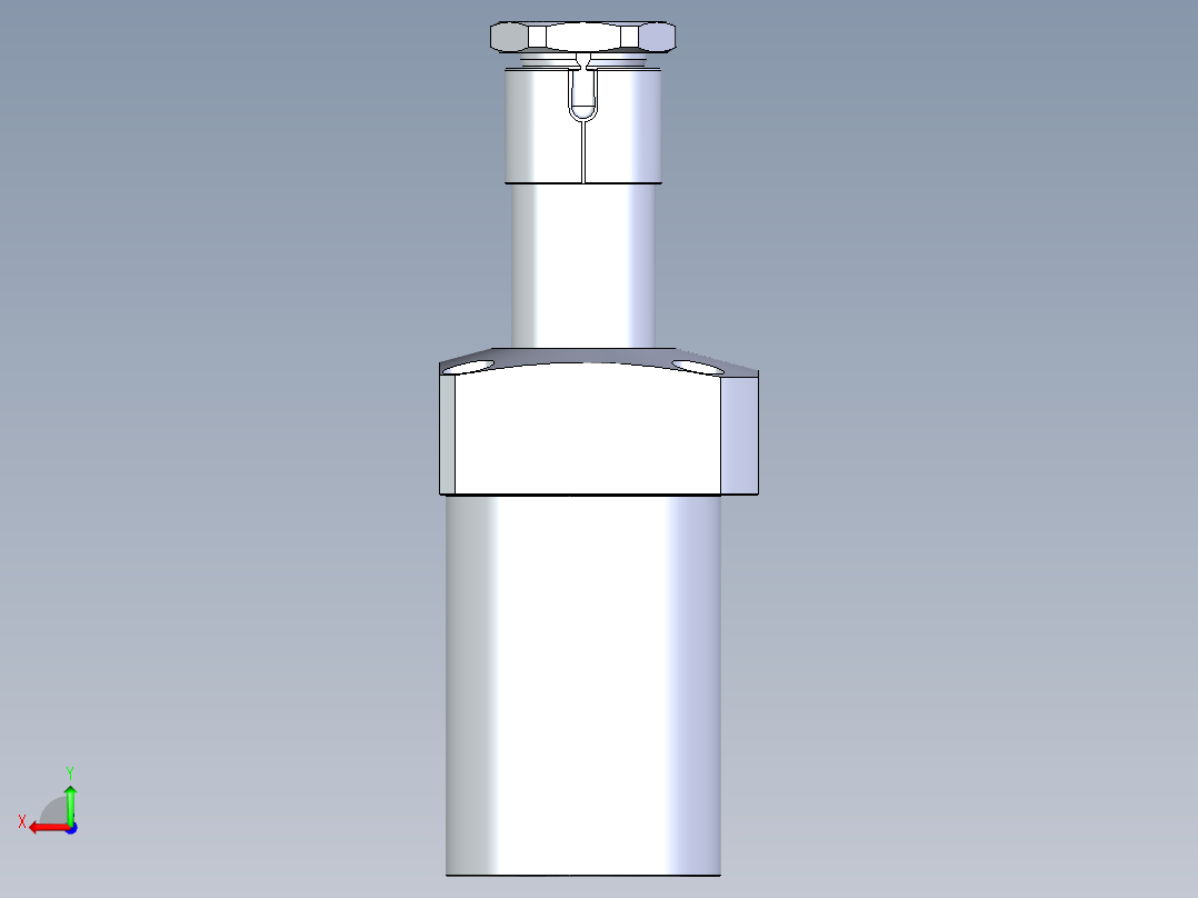 KOSMEKLHA1050-SL-Q45多系列多零件图纸模型后视图