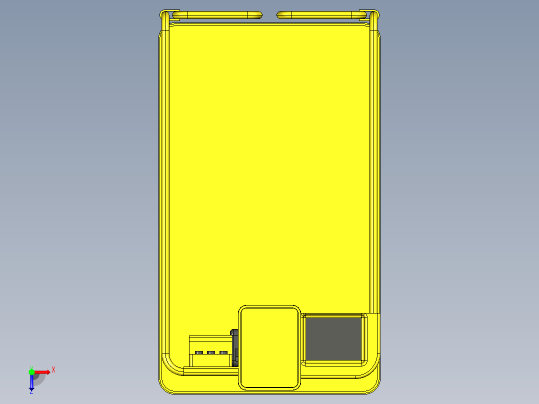 垂直升降机提升机俯视图