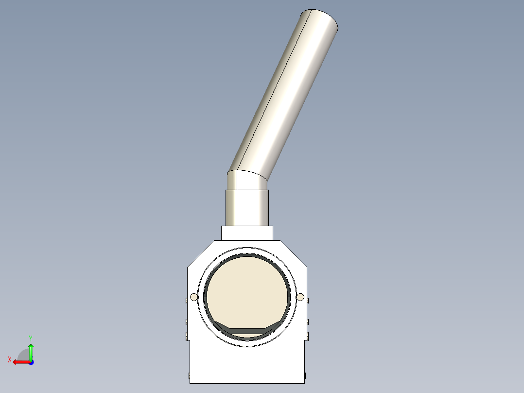 燃烧器(1)后视图