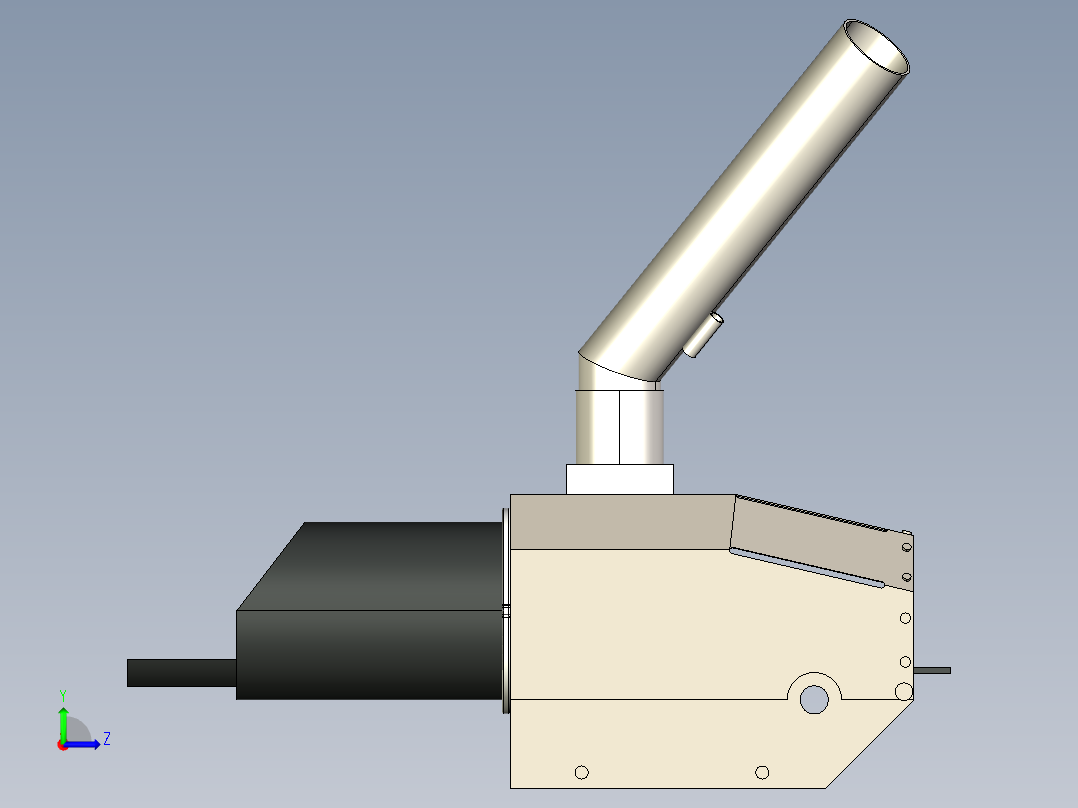 燃烧器(1)左视图