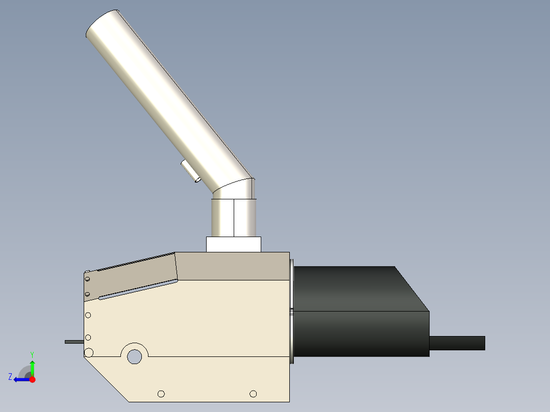 燃烧器(1)右视图