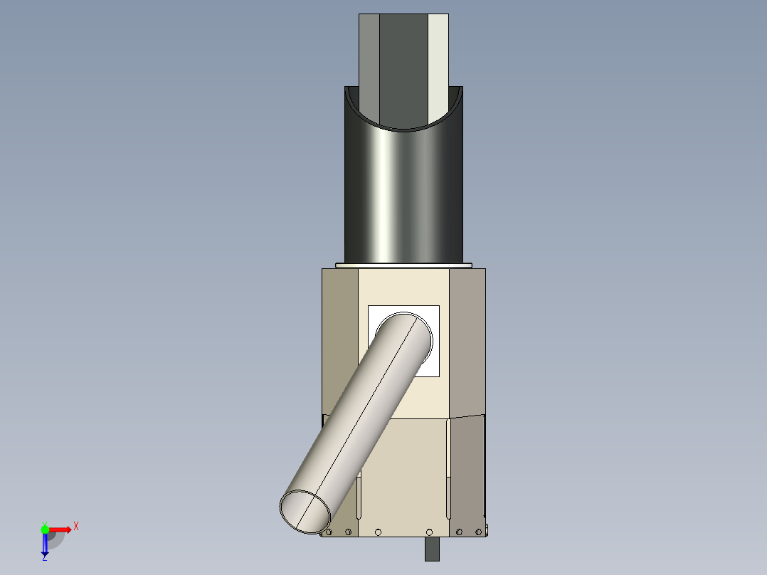 燃烧器(1)俯视图