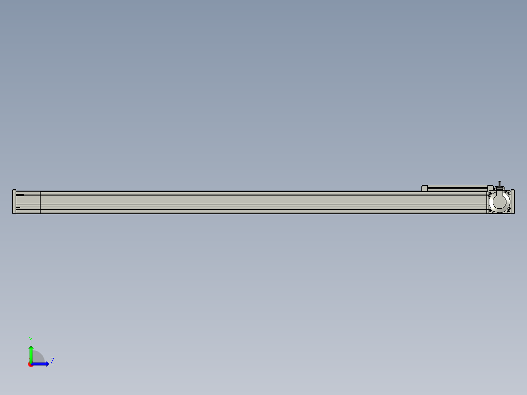 欧规系列-LB8-L150-S1350-BR-ZP75-C3左视图