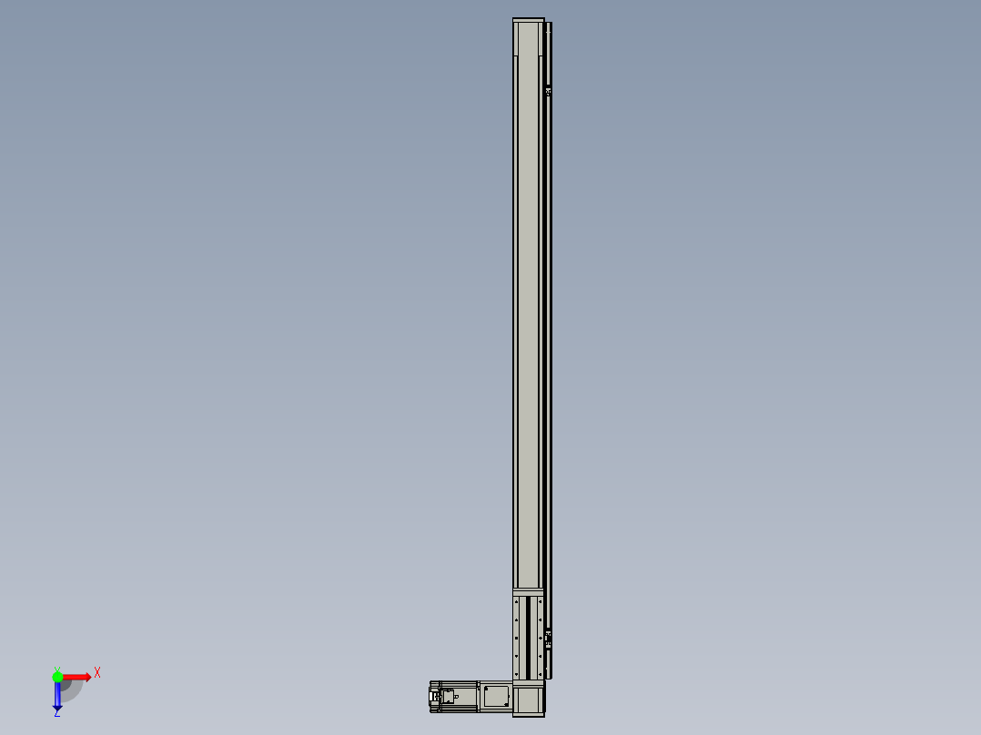 欧规系列-LB8-L150-S1350-BR-ZP75-C3俯视图