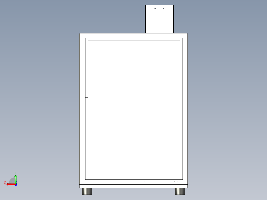 半自动卷绕机x_t后视图