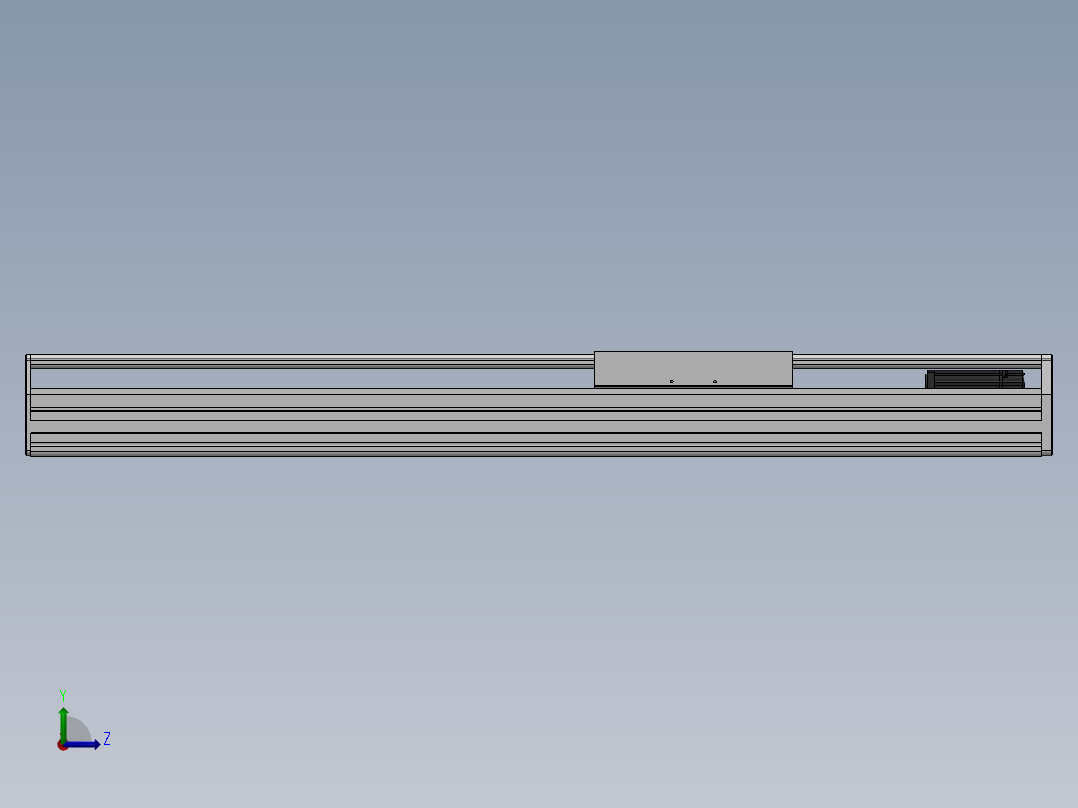 精密模组MY220-T10-600L-M-P75B-C4-C左视图