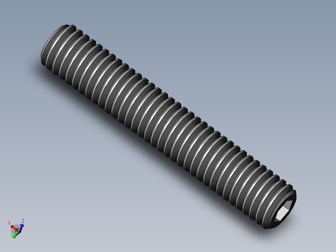 DIN 913-ISO 4026 固定螺钉-M6 L=35.SLDPRT