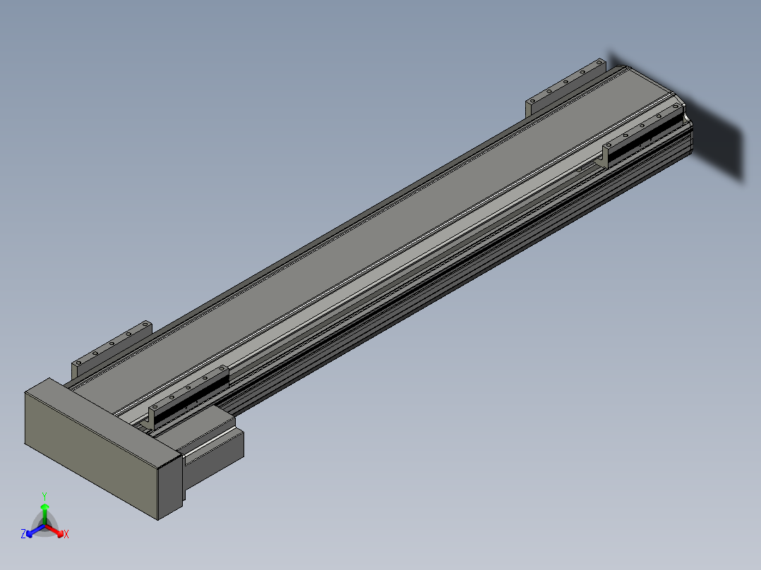 直线模组LHA170-S900-L设计图纸