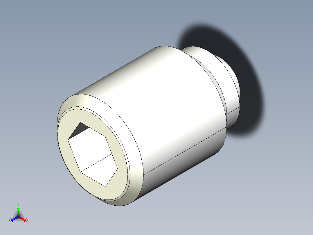 半圓定位珠螺絲(塑膠珠)2272-3D多系列多零件图纸模型正等轴测图