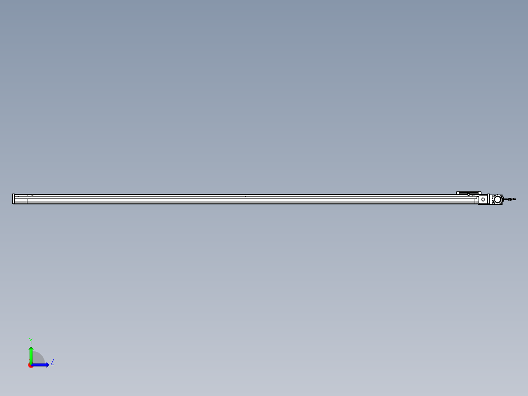 威洛博LB.GB同步带传动--欧规系列LB6A-L65-S2900-BL左视图