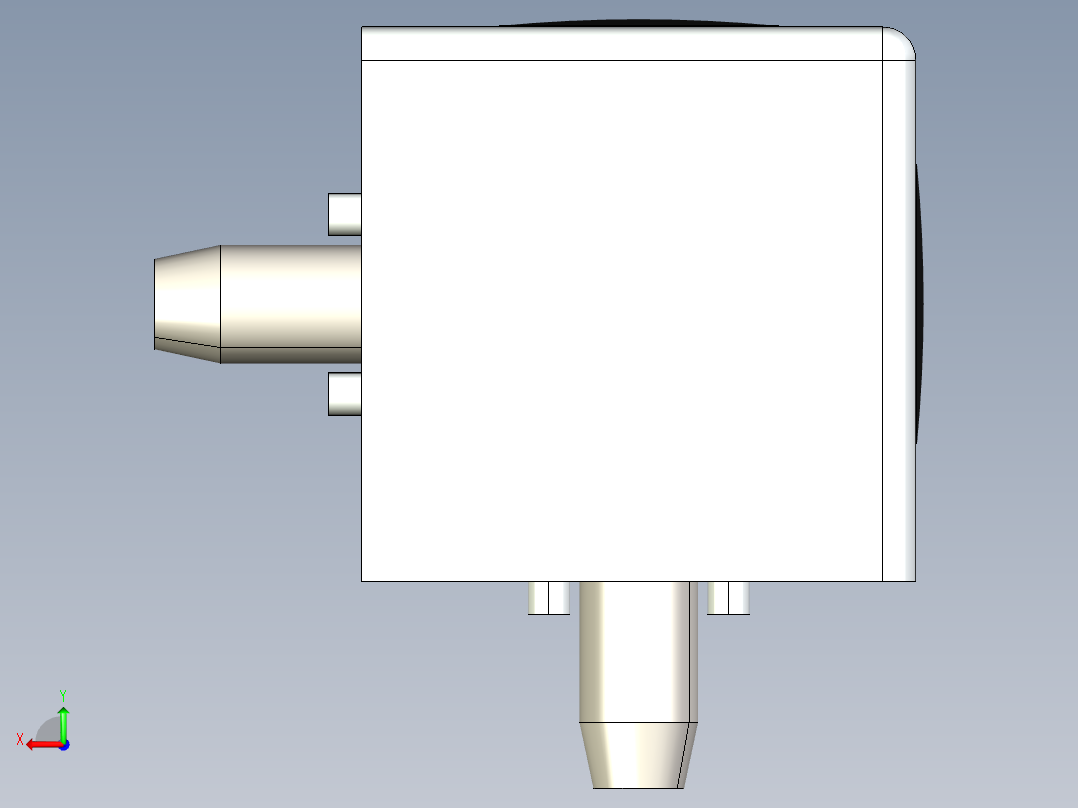 型材-BR 2D 50X50 CUBIC CONNECTOR 3842549874后视图