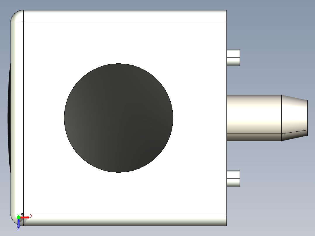 型材-BR 2D 50X50 CUBIC CONNECTOR 3842549874俯视图