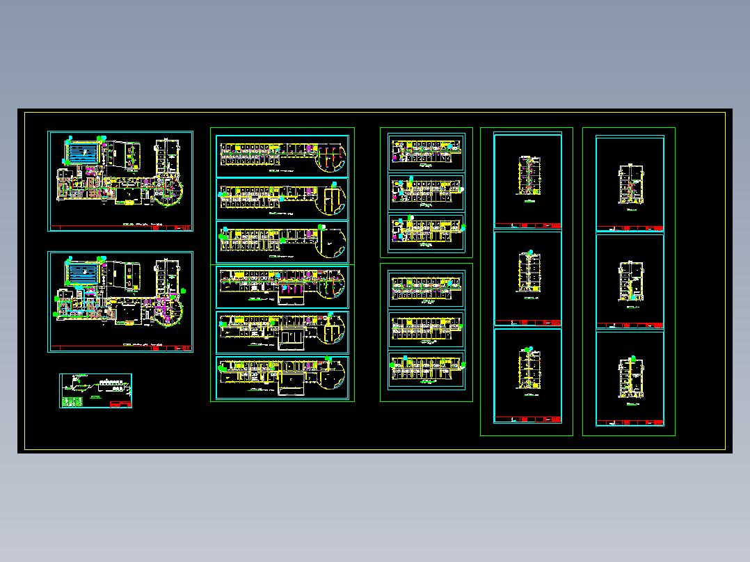 山东某宾馆通风空调图