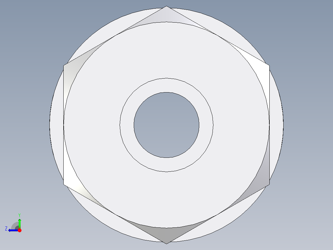 卡套式工业通用硬管接头EO_Weld_bulkhead_fitting_ESV10ZS右视图