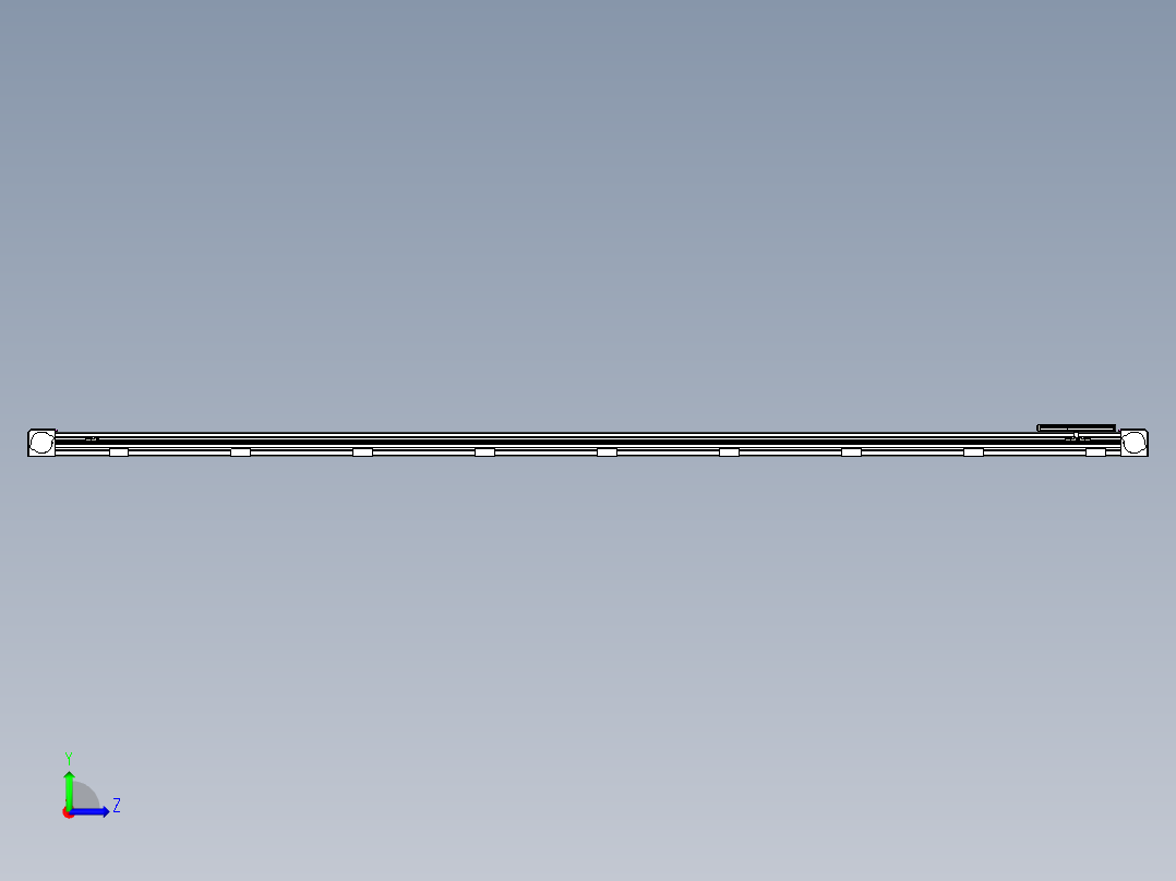 同步带滑台-欧规B8-L176-S3200-L-ZP40-D3-N5左视图