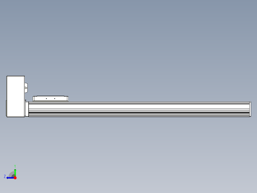 同步带全封闭直线模组TPA-HCB-105D-90-L600-RU-C-P20-N3右视图