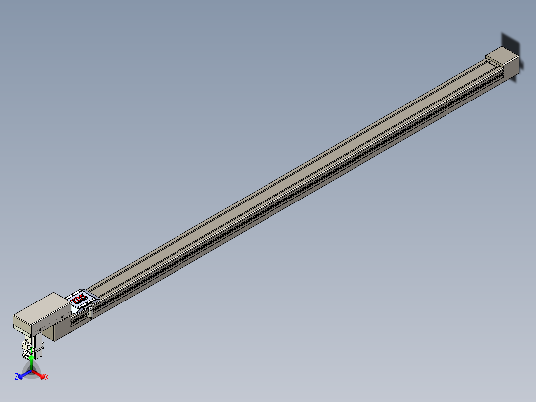 同步带全封闭直线模组TPA-HCB-65S-90-L1450-M-C-P10-N3正等轴测图