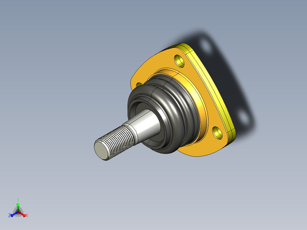 <span style='color: red'>Ball</span>-<span style='color: red'>joint</span><span style='color: red'>球</span>头球形接头3D数模图纸 STP