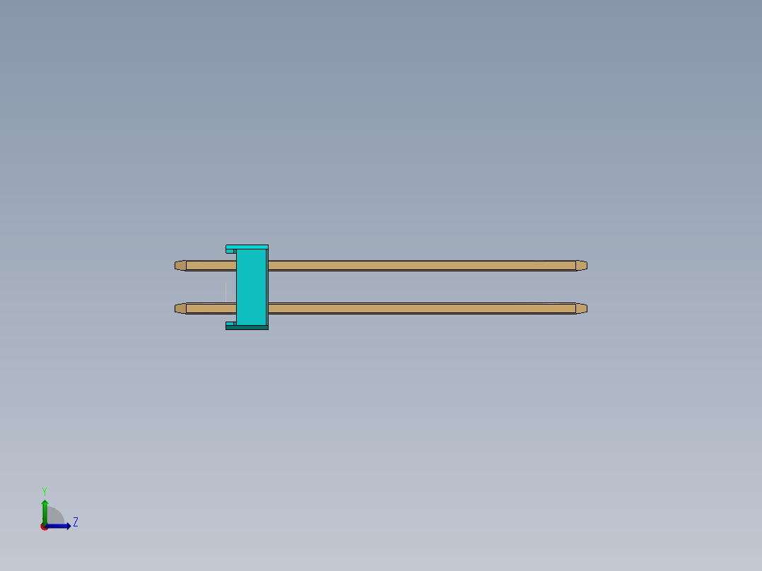 彩色公头100mil（2.54mm）系列-DS1021-100mil(2.54mm)-Type19(3x18.8mm)-3Rx32pin-colored-REV1.0左视图