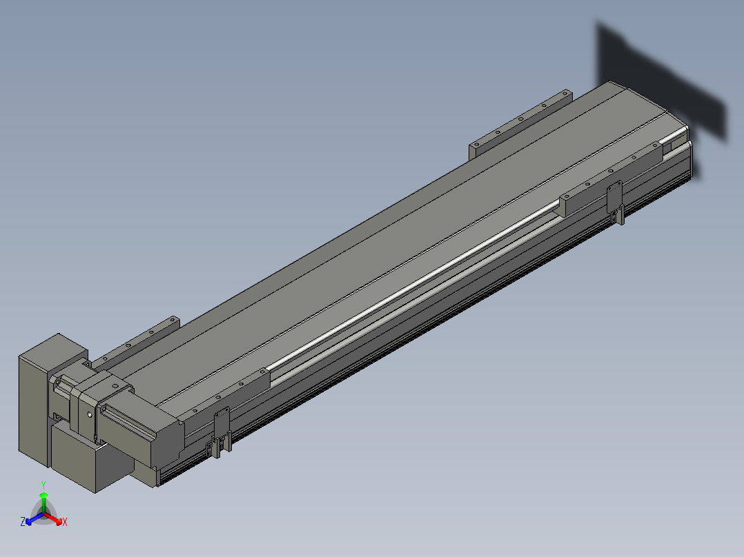 直线模组LHB21-L40-S900-LU设计图纸