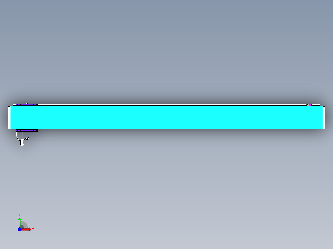威洛博VL系列直线电机模组-VL17E2-S2050前视图