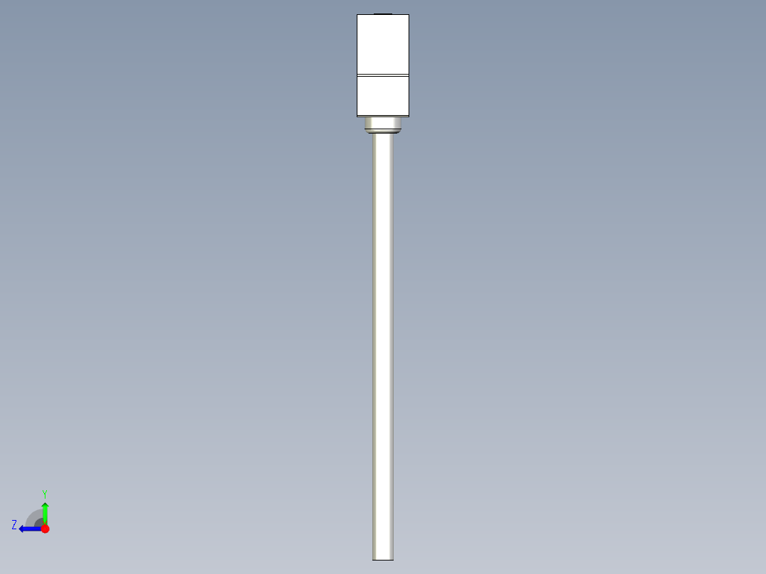槽型光电传感器LU-K24右视图