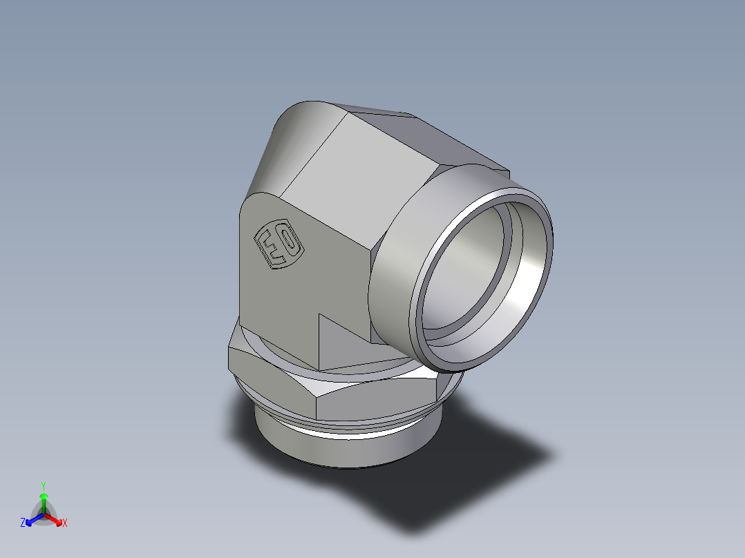 卡套式工业通用硬管接头EO_Adjustable_Locknut_elbow_WEE42LROMDCF