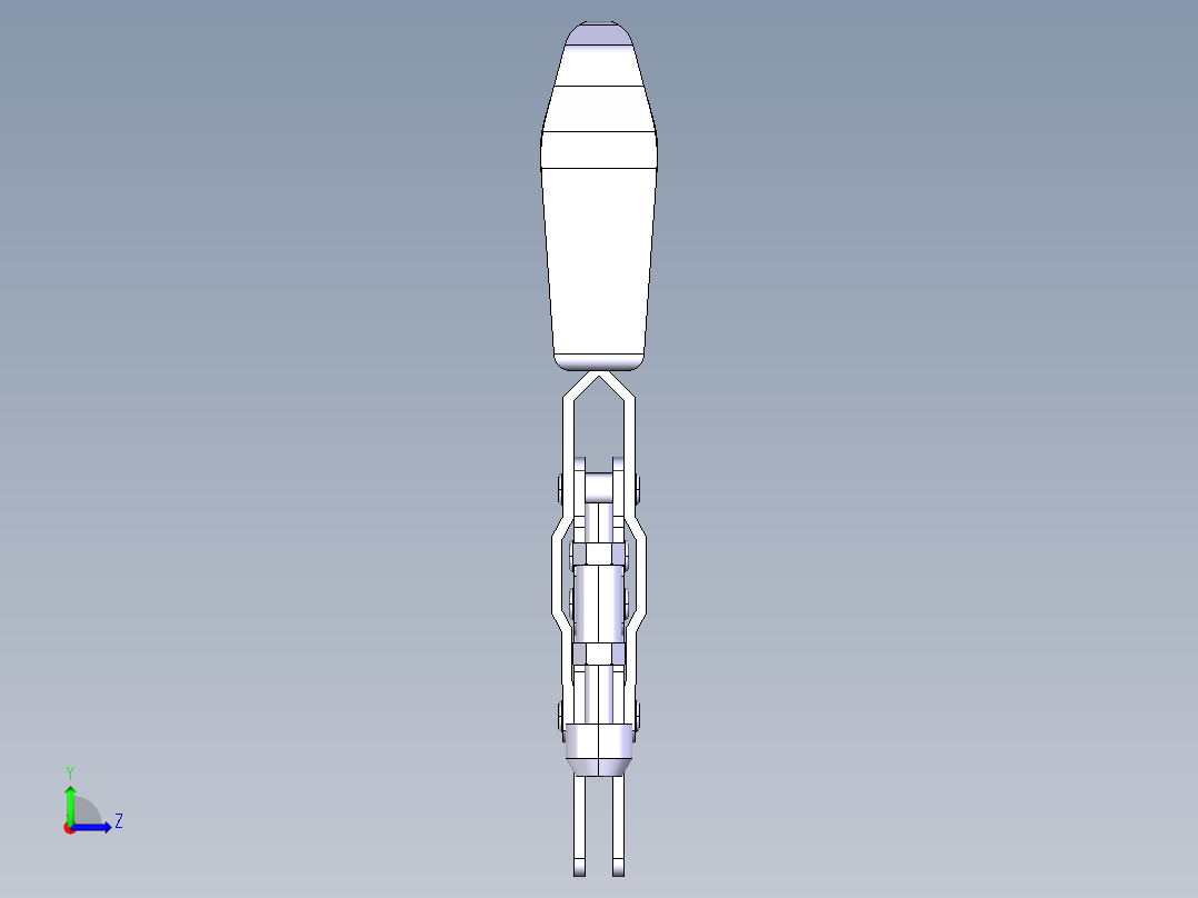 德克斯TUNKERS气缸数模T2-10_SB左视图