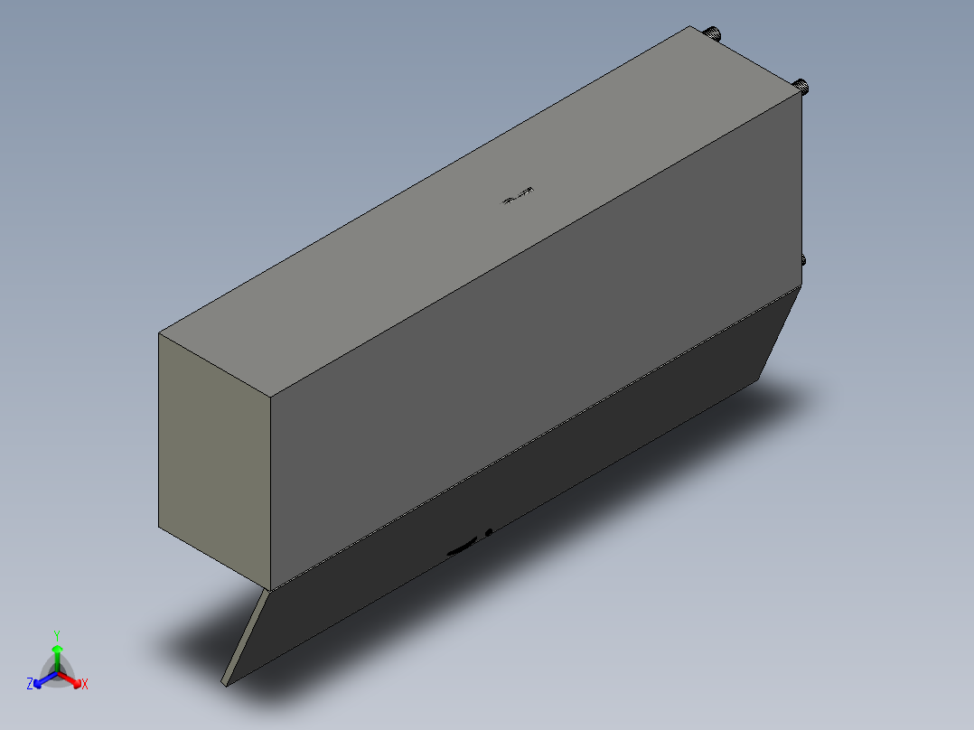 医院房间储物柜正等轴测图