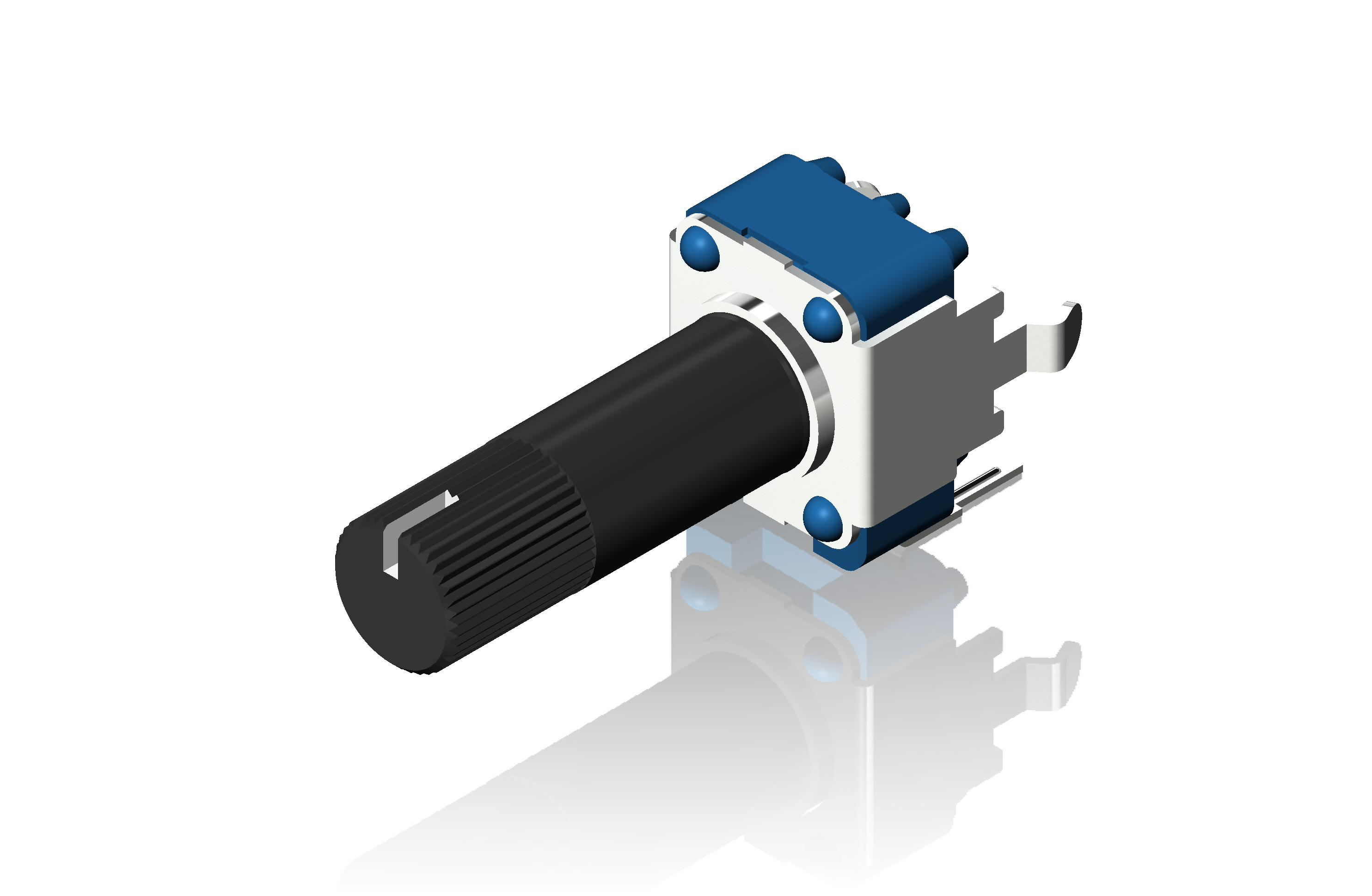 带白色指示线的绝缘轴电位计9mm