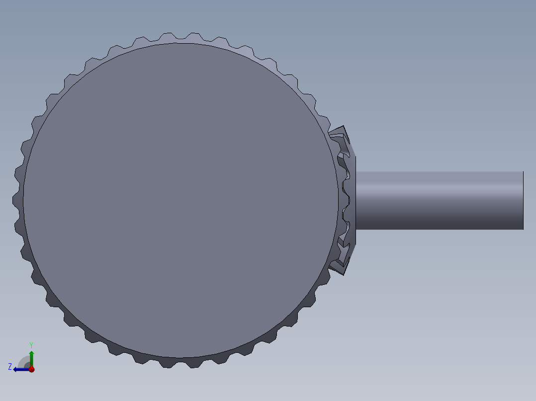 齿轮啮合 (106)右视图
