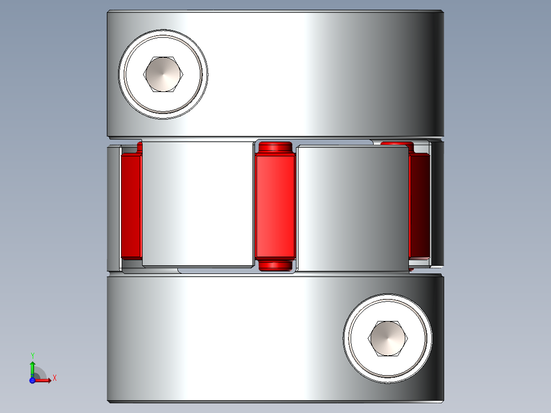 联轴器 (6)前视图