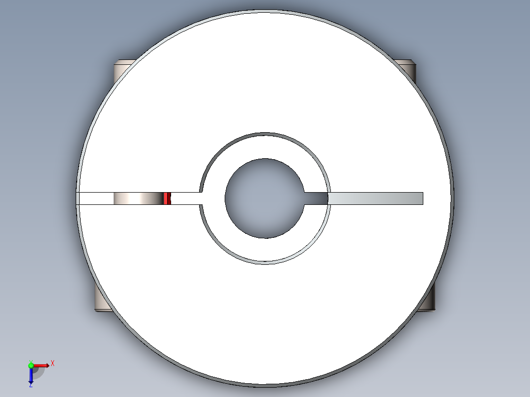 联轴器 (6)俯视图
