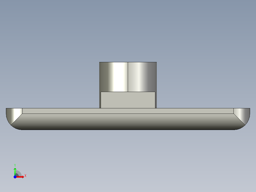型材-BR 45X90 COVER CAP KJN511783前视图