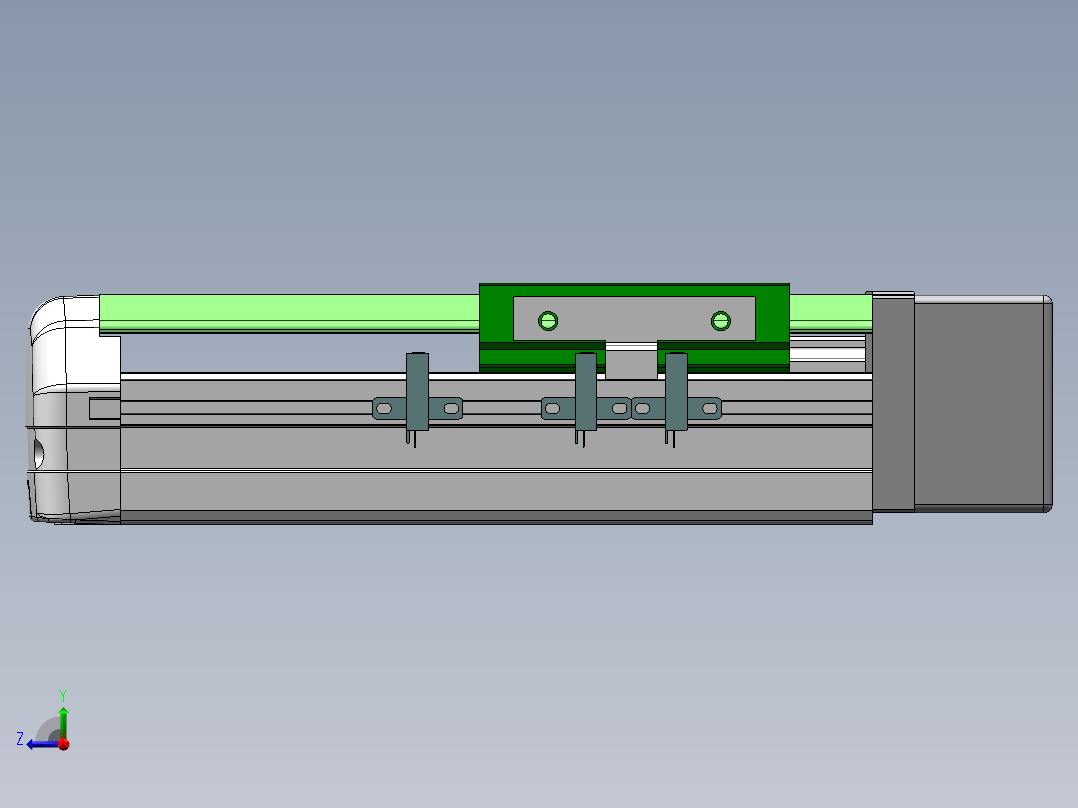 MTH丝杆半封闭模组MTH12-BL-P100W右视图
