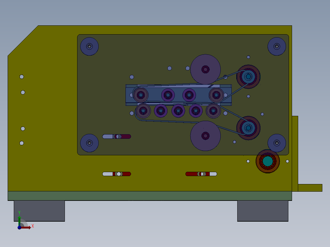 小零件射片机前视图