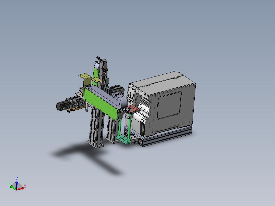 斑马打印贴标机
