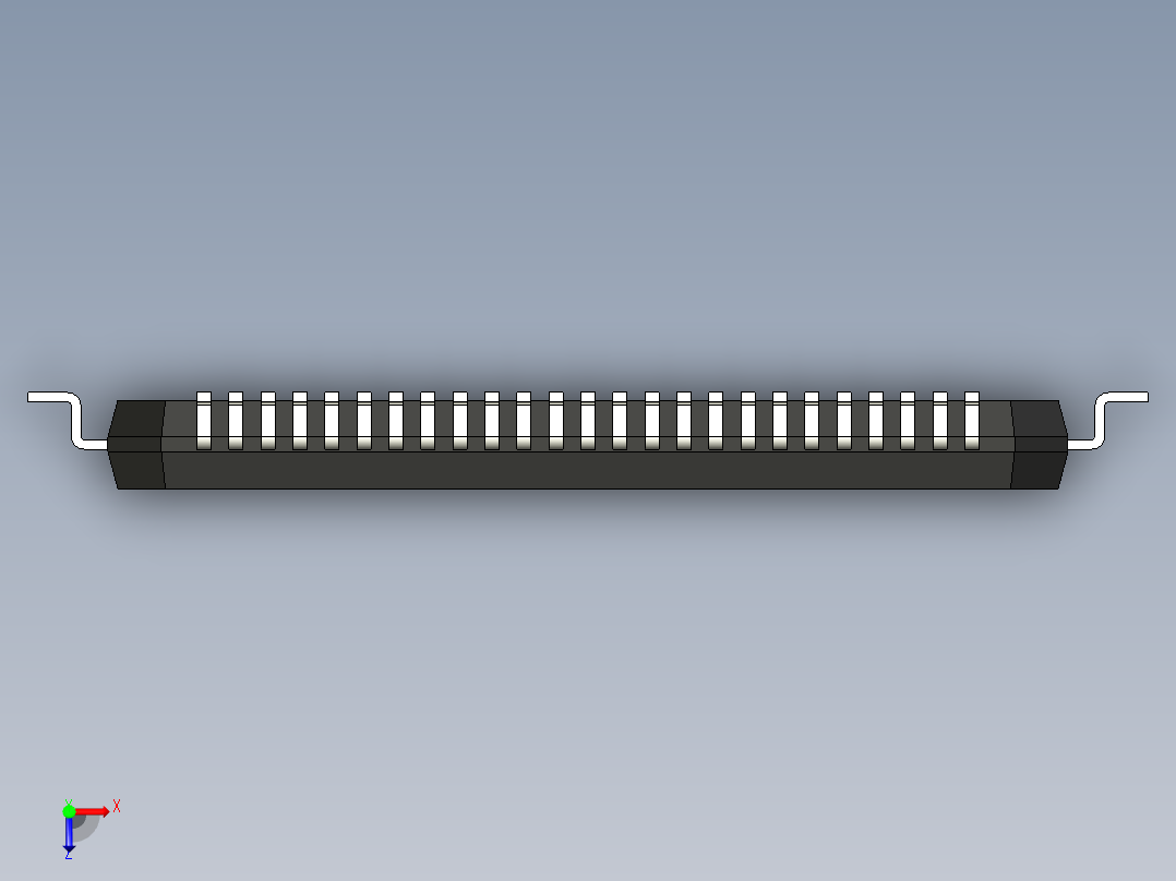 元器件3D封装TQFP100_FPT-100P-M18194俯视图