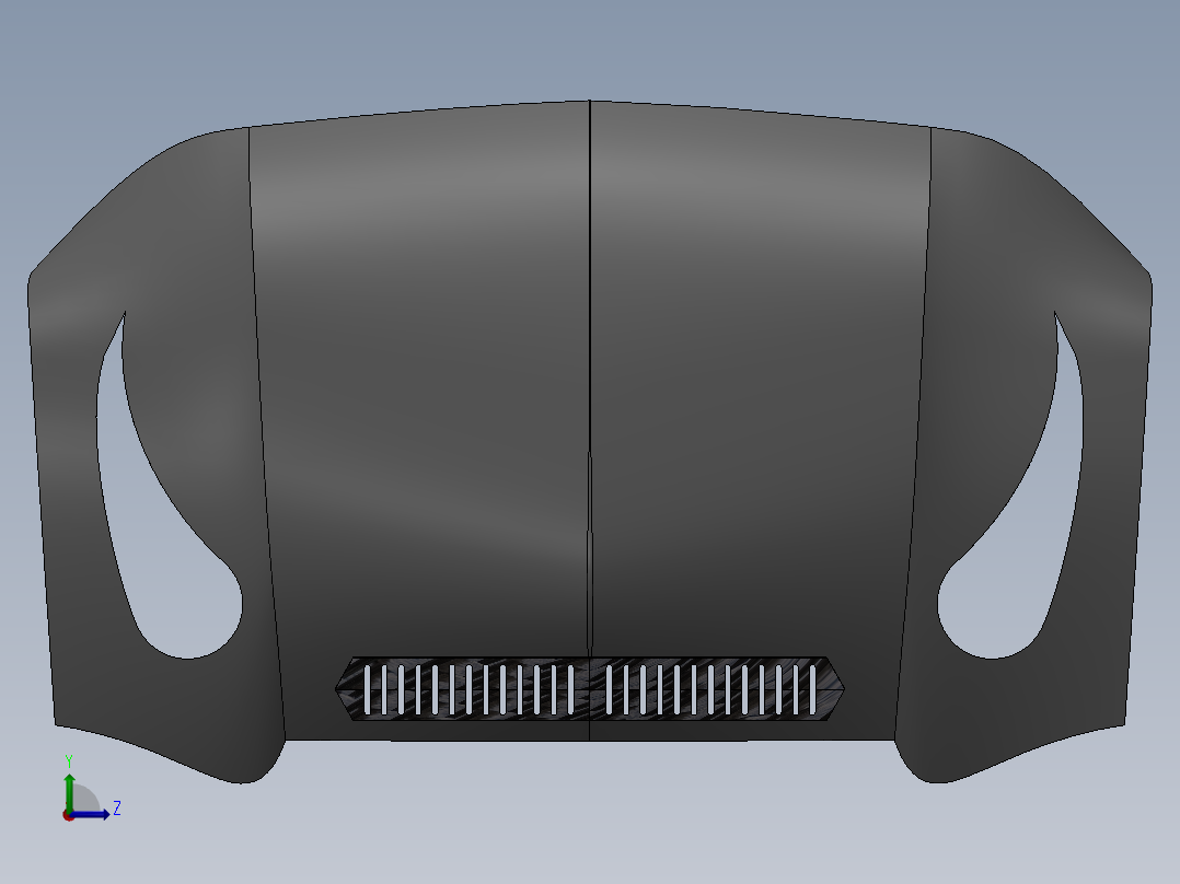 汽车引擎盖--sw左视图