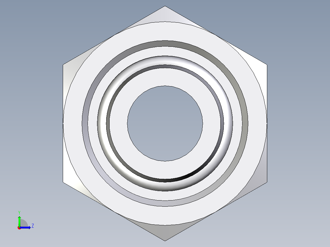 卡套式工业通用硬管接头EO_Distance_piece_adapter_DA15LCF左视图