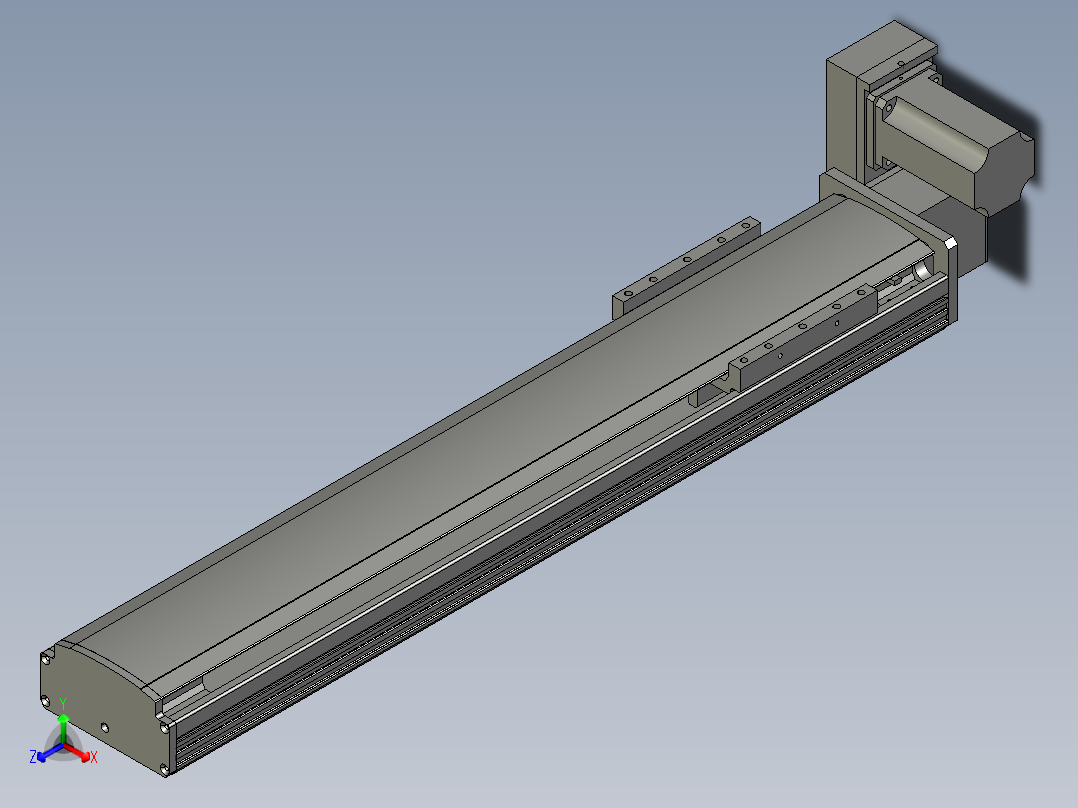 CCTL模组同步带-TL135B-RU-500正等轴测图