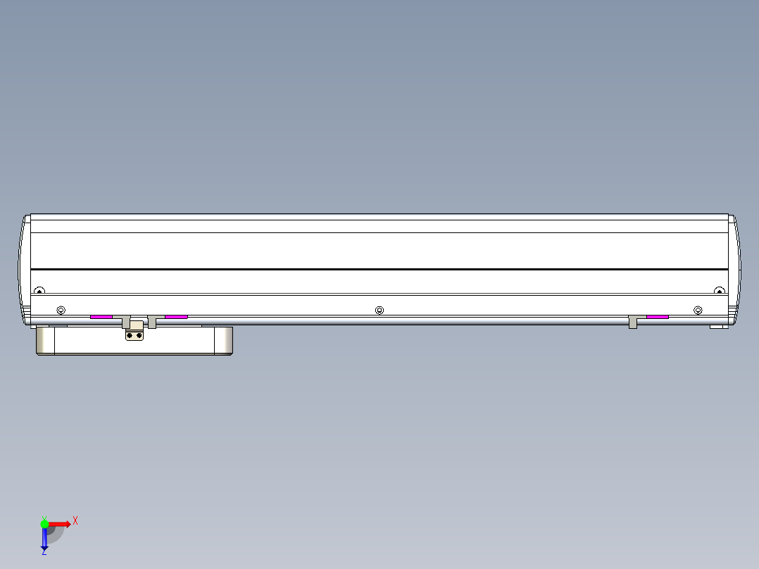 威洛博LC系列3d模型模组LC22H1Y-S400俯视图