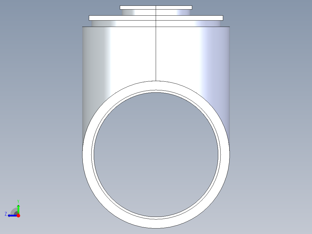 船舶管路系统SeaCor_Molded_ReducingTee_SxSxS_37J201528_6in x 2in右视图