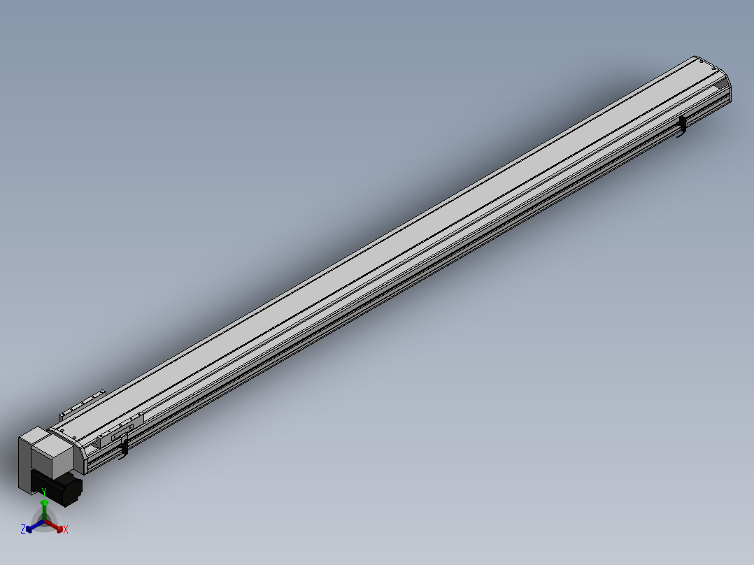 精密模组MT140-L110-1800-LD-M40-C4正等轴测图