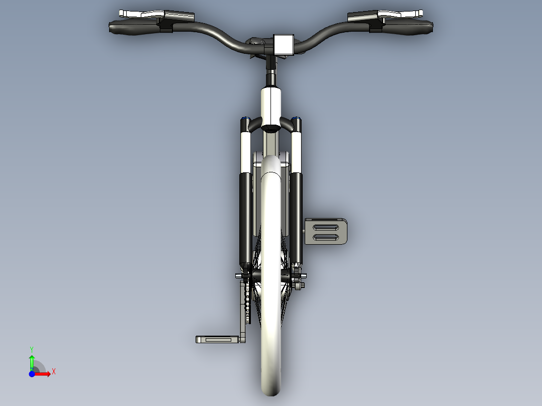 电动自行车-3--stp前视图