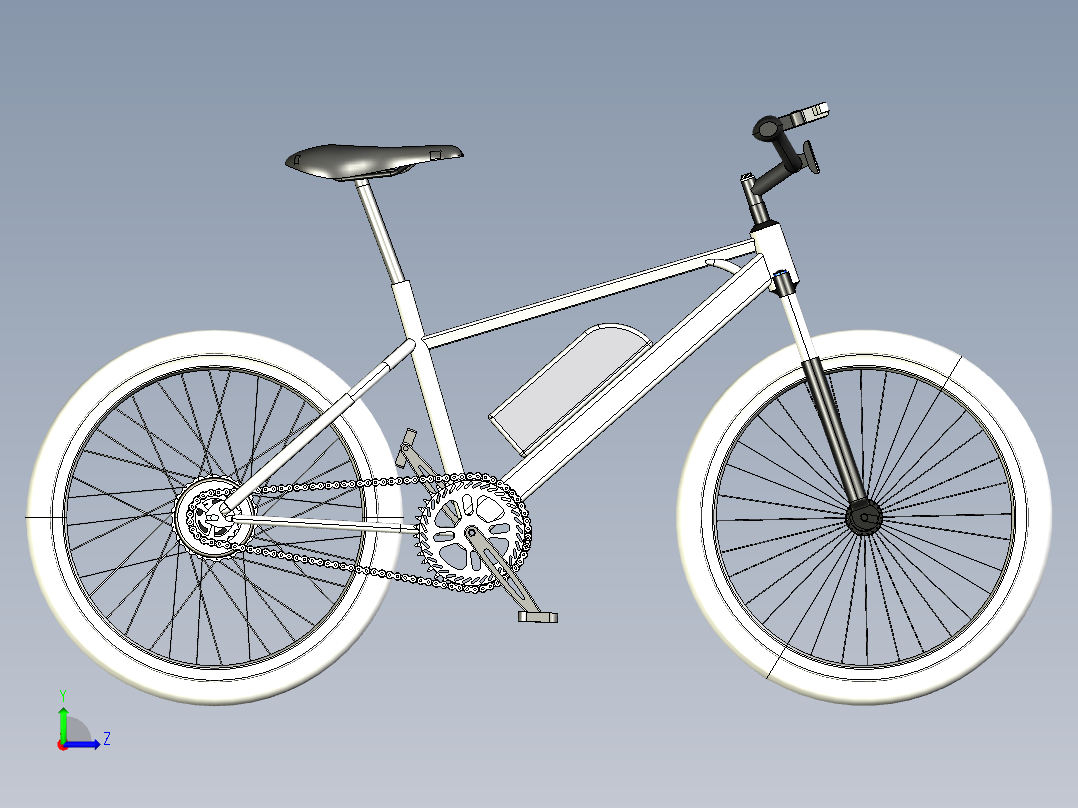 电动自行车-3--stp左视图