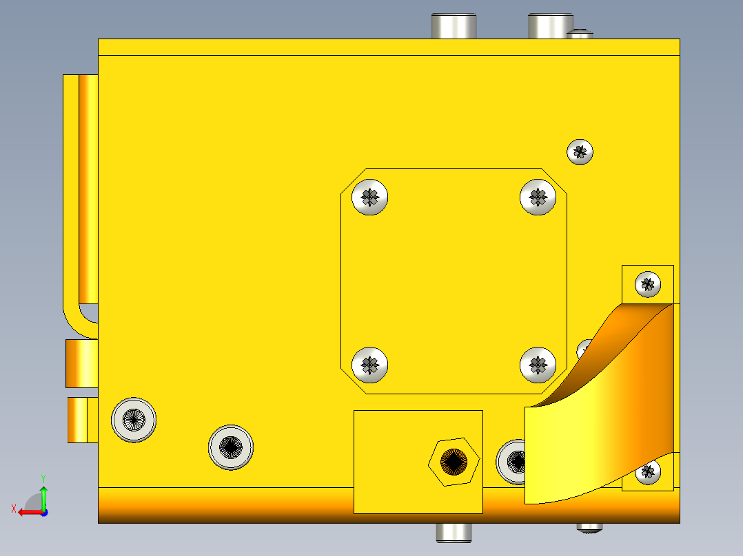 基于FDM的3D打印机设计1229518后视图
